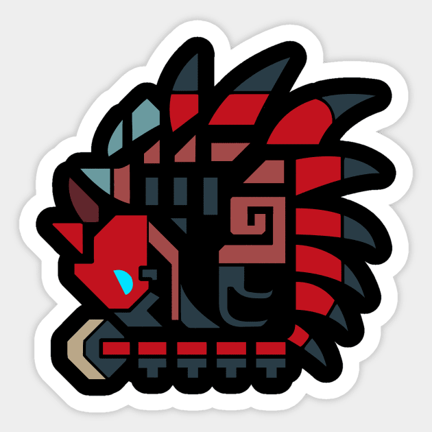 The King of the Skies Sticker by Axseru